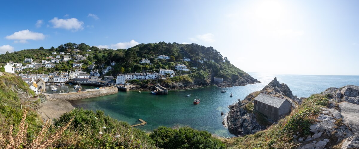 A seaside town in Cornwall