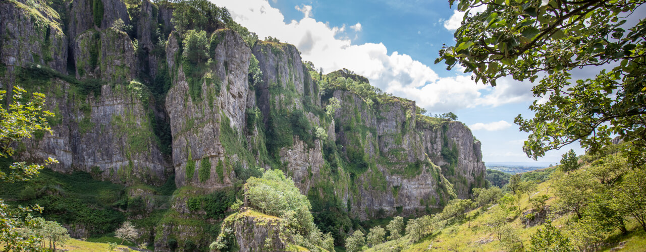 The cliffs of Cheddar Gorge