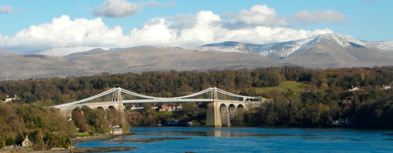Menai Bridge to Anglesey, Wales