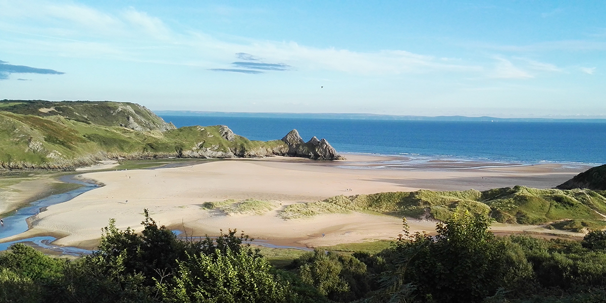 A seaside view on the Gower Peninsula