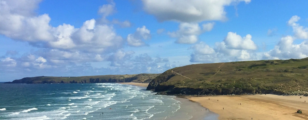 Perranporth Beach Cornwall