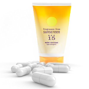 Sunscreen pills