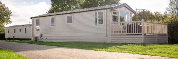 Holiday caravan in Cornwall