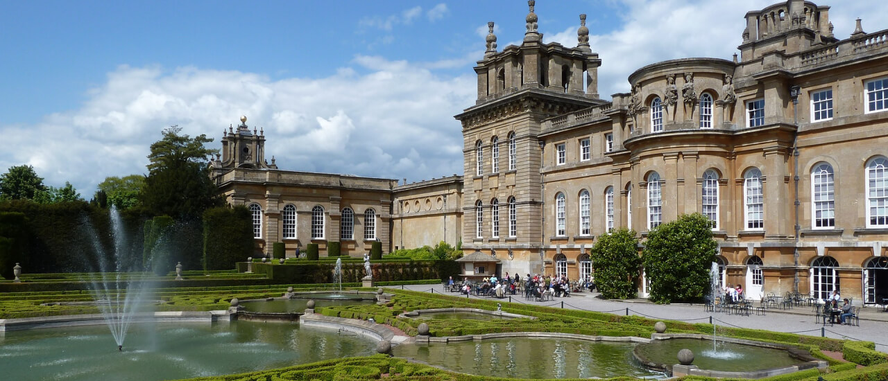 Blenheim Palace in Oxfordshire