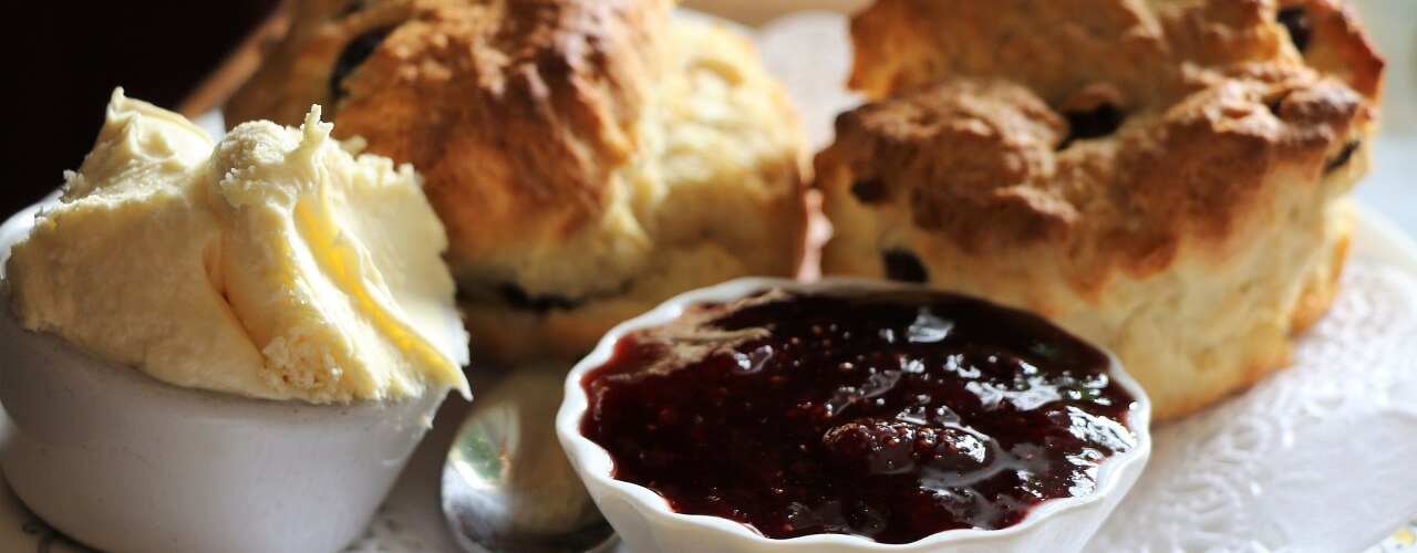 A Devon cream tea