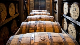 Distillery barrels