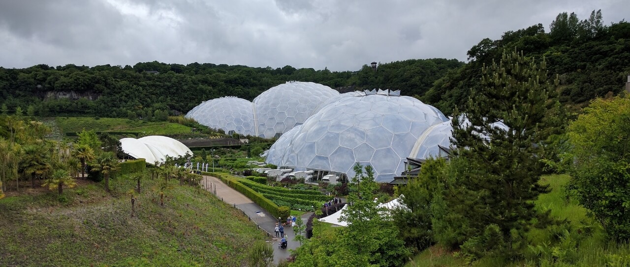 The domes of the Eden Project