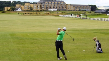 A golf course in St Andrews