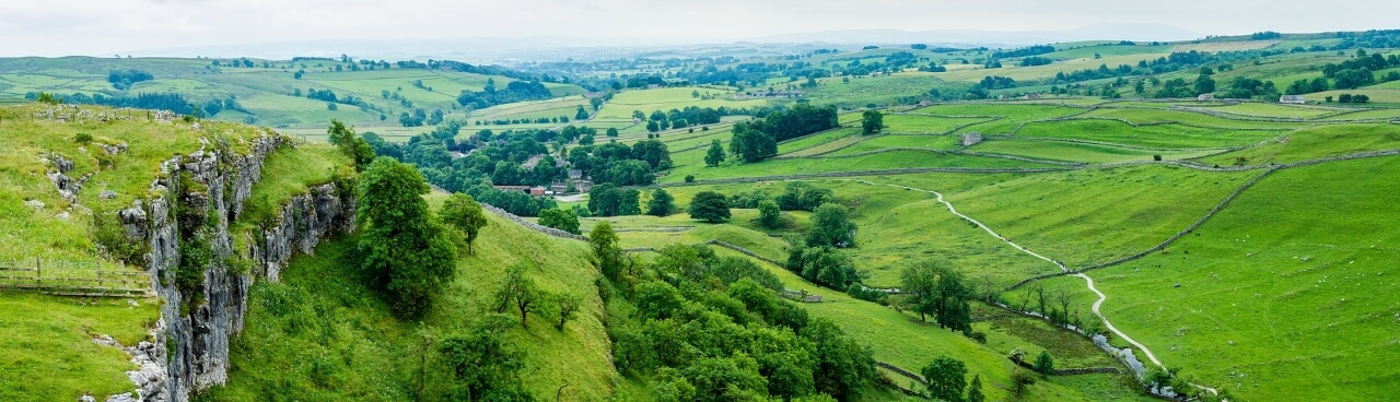 The scenery of the Yorkshire Dales