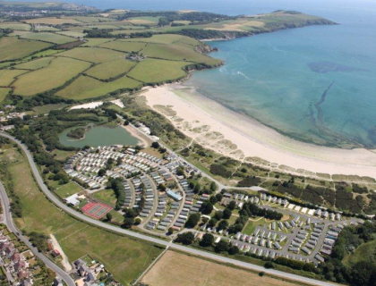 Cornwall Beach Resort Par Sands Holiday Park cornwall coast beach ocean