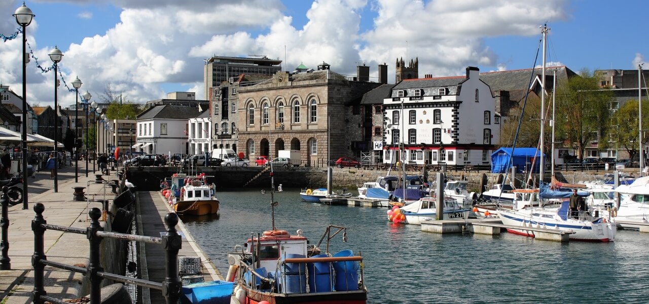 A harbour in Devon