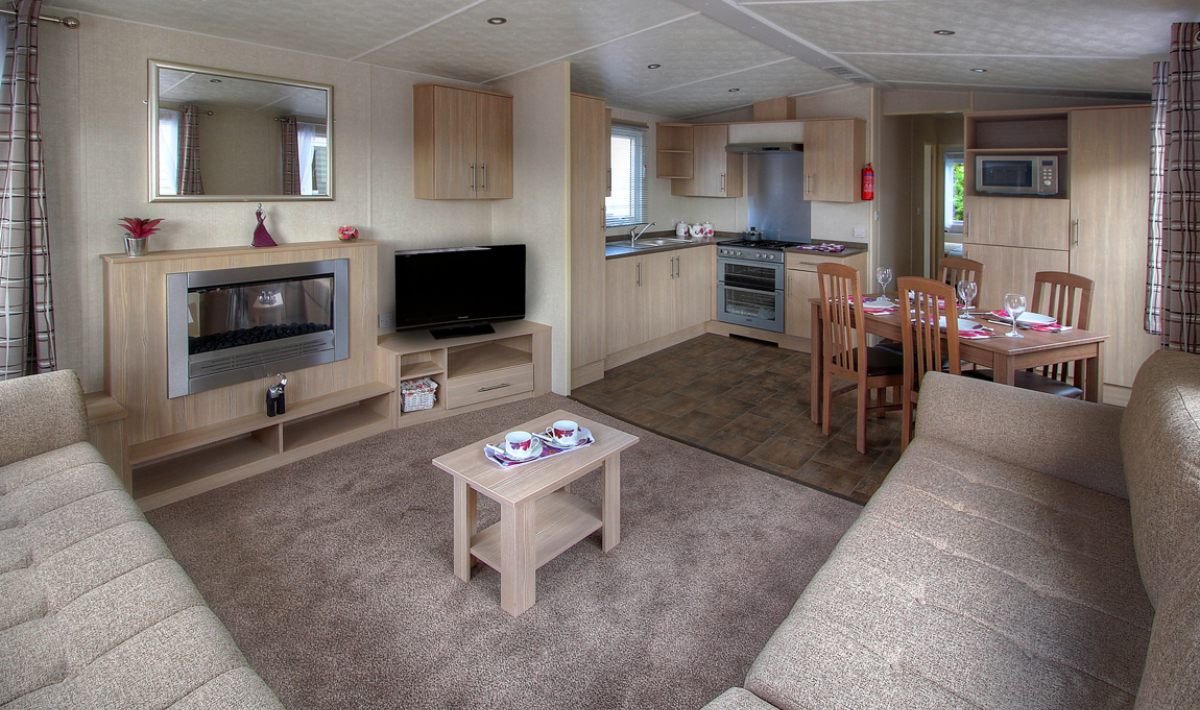 3 Bed Gold Caravan, 2018 Model, Brynteg 3 Bed Gold Caravan, 2018 Model, Brynteg