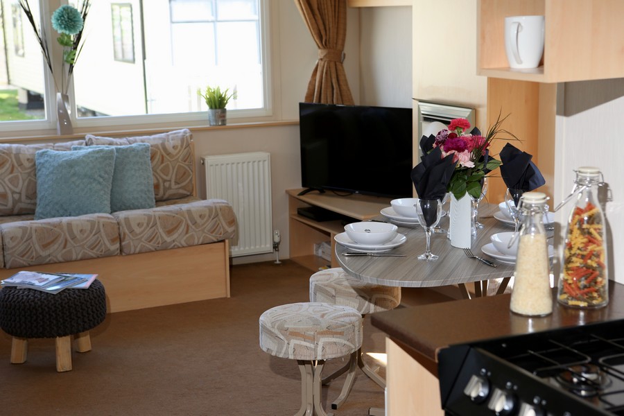 Silver 2 Bed Caravan, Par Sands, Dog Friendly