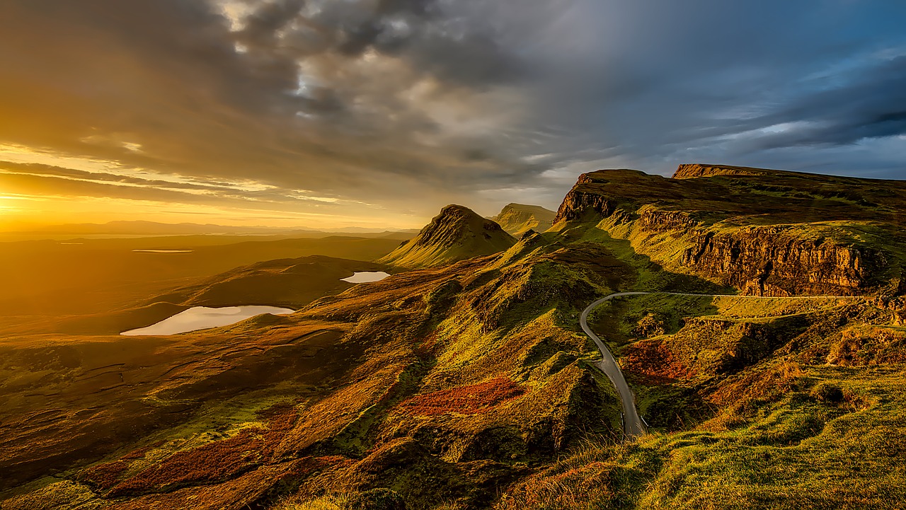 View across the Scottish Highlands