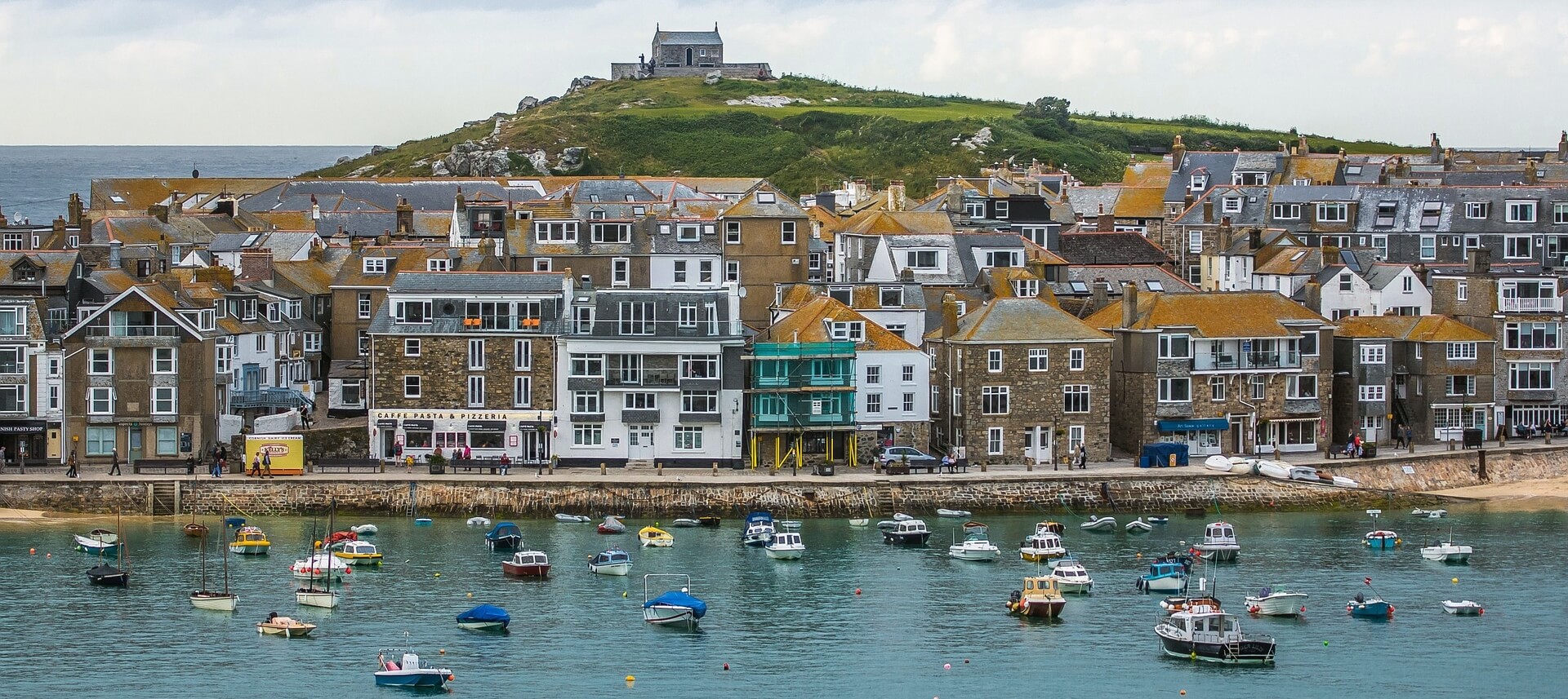 A town on the Cornish coast