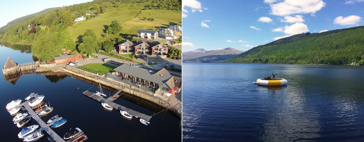 Holiday accommodation next to Loch Tay