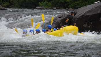 white water rafting
